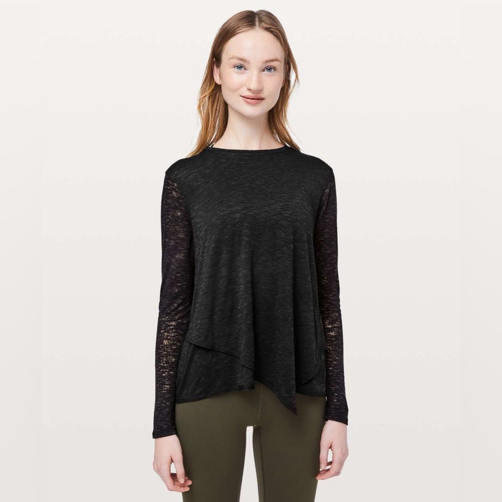 Lululemon Sweetest Day Long Sleeve *Burnout
Black
